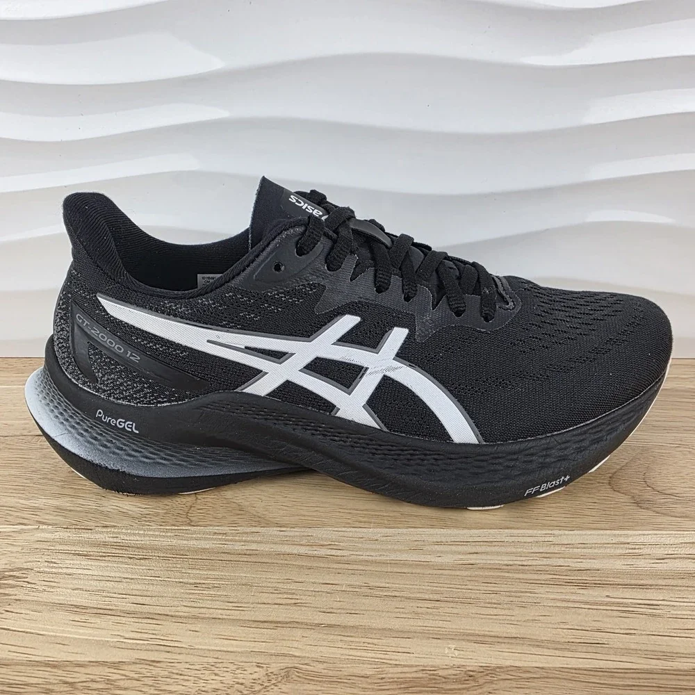 Asics GT-2000 12 Sneakers Mens Size 7 Black Athletic Running Shoes 1011B691 - Picture 1 of 13